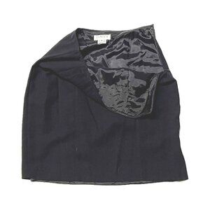 Vintage Finity Women Black Mid Rise Dress Short Straight Skirt sz 8